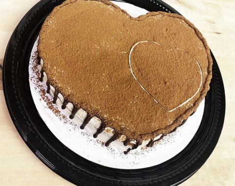 Valentines Heart Tiramisu